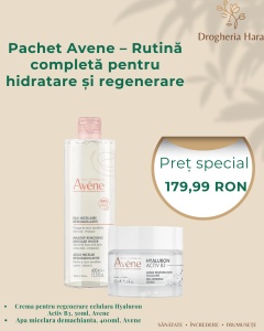 Pachet Avene – Rutină completă pentru hidratare și regenerare