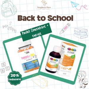 Pachet Concentrare + Energie – 22 Vitamine și Oligoelemente + Omega DHA Kids, Pediakid și VitaOra
