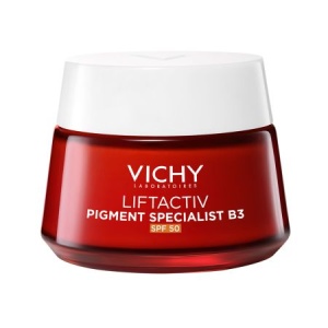 Pachet Cremă cu SPF 50 Liftactiv Pigment Specialist B3, 50 ml + Cremă de noapte Liftactiv Pigment Specialist B3, 15 ml + Fluid cu SPF 50+ Capital Soleil, 3 ml + Șampon anti-mătreață Dercos, 6 ml, Vichy - Img 3