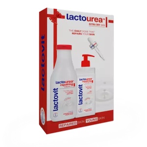 Pachet Gel de duș 600 ml + Lapte de corp 400 ml Lactourea, Lactovit