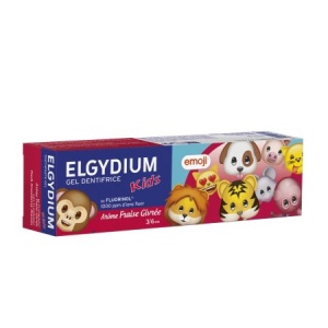 Pasta de dinti pentru copii intre 3 si 6 ani cu aroma de capsuni Kids Emoji, 50 ml, Elgydium - Img 2