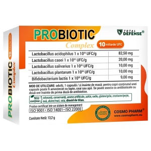 Probiotic Complex, 30 capsule vegetale, Cosmopharm - Img 2