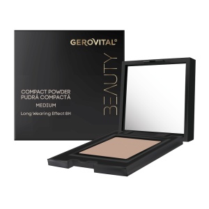 Pudra compacta Medium, 9,5 g, Gerovital