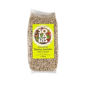 Seminte de floarea soarelui crude si decojite, 300g, Solaris