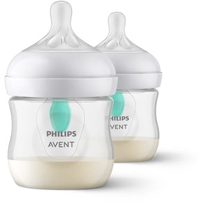 Set biberoane anti-colici pentru +0 luni SCY670/02 Natural Response, 2x125ml, Philips Avent - Img 3