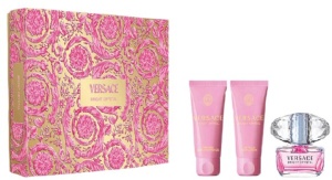 Set Bright Crystal Woman Apa de toaleta 50 ml + Lotiune de corp 50 ml + Gel de dus 50 ml, Versace