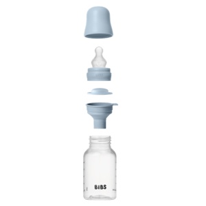 Set Complet Biberon Anti-Colici cu Tetină din Silicon, Flux Lent, 150 ml, Baby Blue, Cod: 50161231, Bibs - Img 3