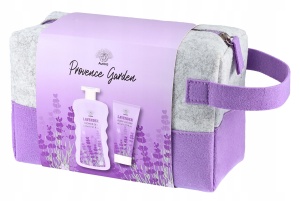 Set Provence Garden Lavanda 2 produse si portfard pentru cosmetice, Aurora