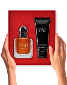 Set Stronger With You Intensely Apa de parfum 50 ml + Gel de dus 75 ml, Armani - Img 2