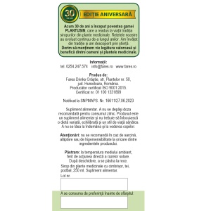 Sirop Plantusin Forte, R25, 250 ml, Fares - Img 3