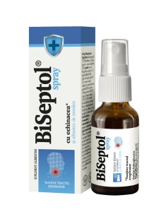 Spray cu echinacea și albastru de metilen BiSeptol, 20 ml, Dacia Plant