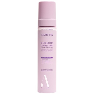 Spuma autobronzanta - Baza violet Mediu spre inchis, 200ml, Azure Tan - Img 1