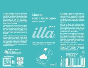 Spuma intima fara clatire, pH 4.5, 100 ml, Illa - Img 2