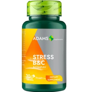 Stress B&C, 30 tablete, Adams Vision