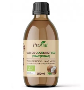 Ulei de cocos fracționat MCT Bio, 250 ml, Pronat