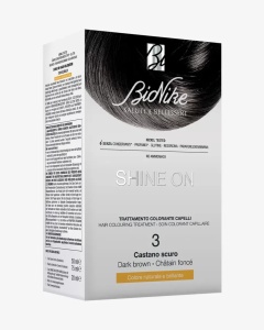 Vopsea pentru par Nr. 3 Dark Brown Shine On, 1 bucata, Bionike