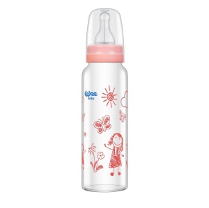 Biberon din sticla termorezistentă, cod 772 240 ml, Wee Baby - Img 2