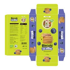 Biscuiti Bio cu afine, 175 g, Solaris - Img 2