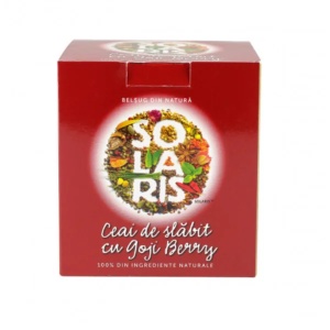 Ceai de slabit cu goji berry, 20 doze, Solaris