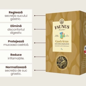 Ceai Gastricus, 90 g, Faunus Plant - Img 5