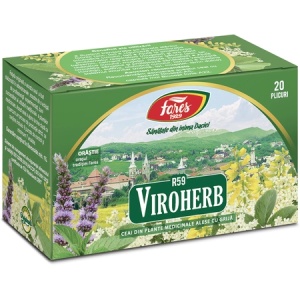 Ceai Viroherb - R59, 20 plicuri, Fares