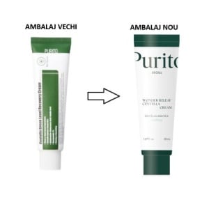 Crema de fata vegana Wonder Releaf Centella Cream, 50 ml, Purito - Img 2