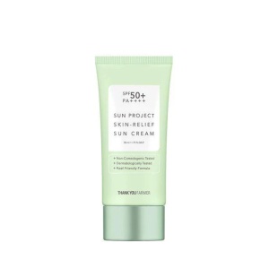 Crema de protectie solara Sun Project Skin Relief Sun Cream SPF50+ PA++++, 50ml, Thank You Farmer