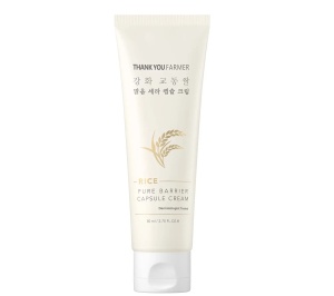 Crema reparatoare cu ceramide, Rice Pure Barrier Capsule Cream, 80 ml, Thank You Farmer