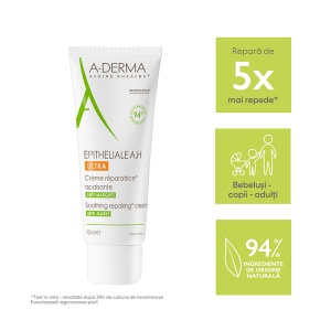 Crema reparatoare cu efect calmant Epitheliale A.H Ultra, 100 ml, A-Derma - Img 2