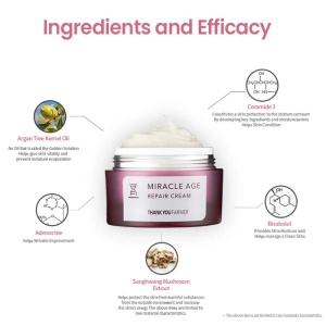 Crema reparatoare Miracle Age Repair Cream, 50 ml, Thank You Farmer - Img 4