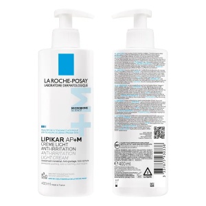 Crema triplu reparatoare cu textura lejera Lipikar Light AP+M, 400 ml, La Roche-Posay - Img 2