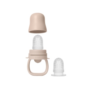Dispozitiv de hranire cu tetina din silicon Baby Feeder, Blush, 4+ și 6+ luni, fara BPA, Bibs - Img 5
