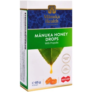 Dropsuri cu miere de Manuka MGO 400+ si propolis, 65g, Manuka Health - Img 2
