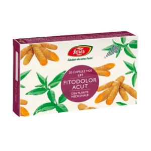 Fitodolor Acut, 20 capsule moi, Fares