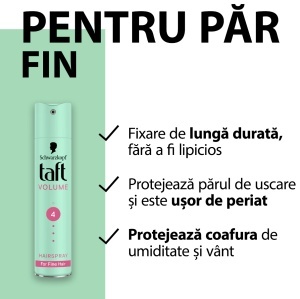 Fixativ Fine&Thin 5 Volume, 250ml, Taft - Img 4