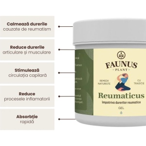 Gel Reumaticus, 250ml, Faunus Plant - Img 2