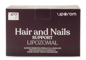 Hair & Nails Formula Lipozomala, 30 plicuri, Liporom - Img 2