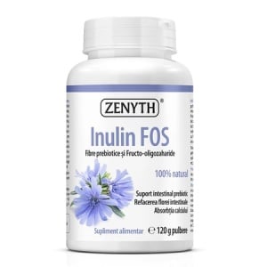 Inulin FOS pulbere, 120 g, Zenyth - Img 1