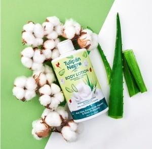 Lotiune de corp cu Aloe Vera, 400 ml, Tulipan Negro - Img 2