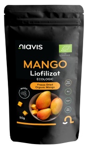 Mango Liofilizat Bucati Ecologic/BIO 50 g, Niavis