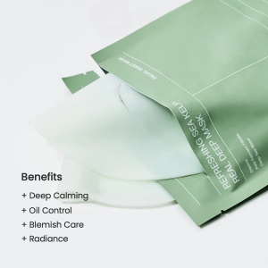 Masca cu alge marine Refreshing Sea Kelp Real Deep Mask, 34g, Biodance - Img 3