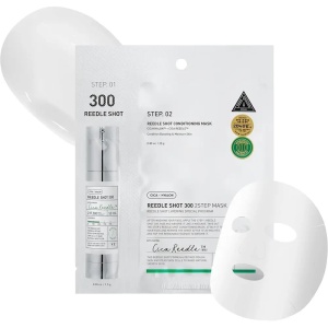 Mască de față 2 pași Reedle Shot 300, hidratare intensivă și luminozitate profundă, 1,5 g, Vt Cosmetics