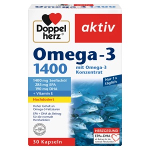 Omega-3, 1400 mg, 30 capsule, Doppelherz