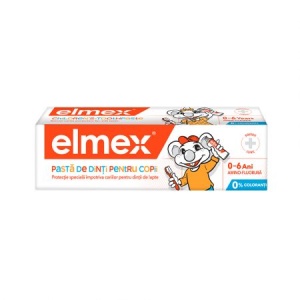 Pasta de dinti copii 0-6 ani 50 ml, Elmex - Img 2