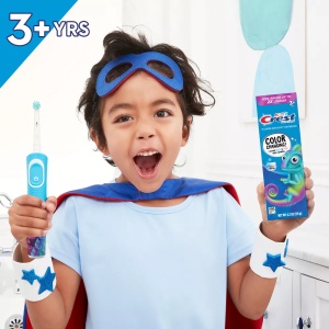 Pastă de dinți pentru copii 3+, cu schimbarea culorii, Bubblegum, 119 g, Crest Kid’s - Img 3