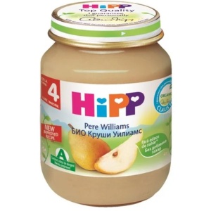 Piure de pere Williams Bio, 125g, Hipp