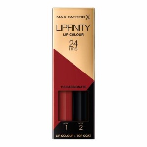 Ruj rezistent la transfer Lipfinity 110 Passionate, Max Factor - Img 3