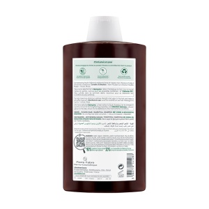 Sampon chinina si floare de colt Bio, 400 ml, Klorane - Img 2