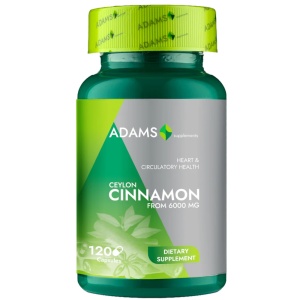 Scortisoara 1000mg Cinnamon, 120 capsule, Adams