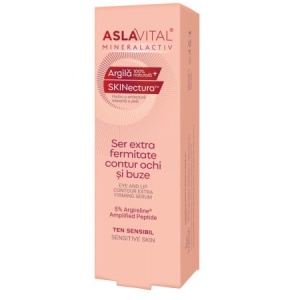Ser pentru conturul ochilor si buzelor Mineralactiv, 15 ml, Aslavital